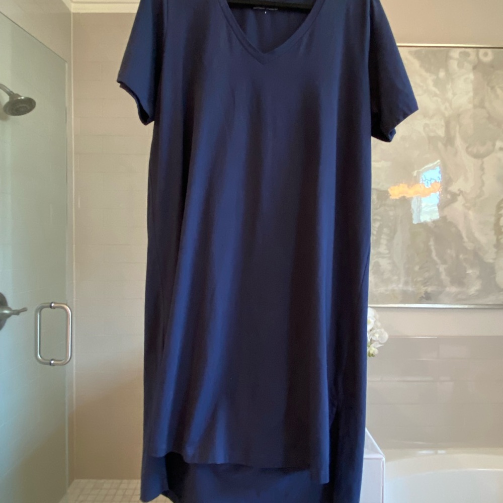Universal Standard Small Tesino T Shirt Dress Navy